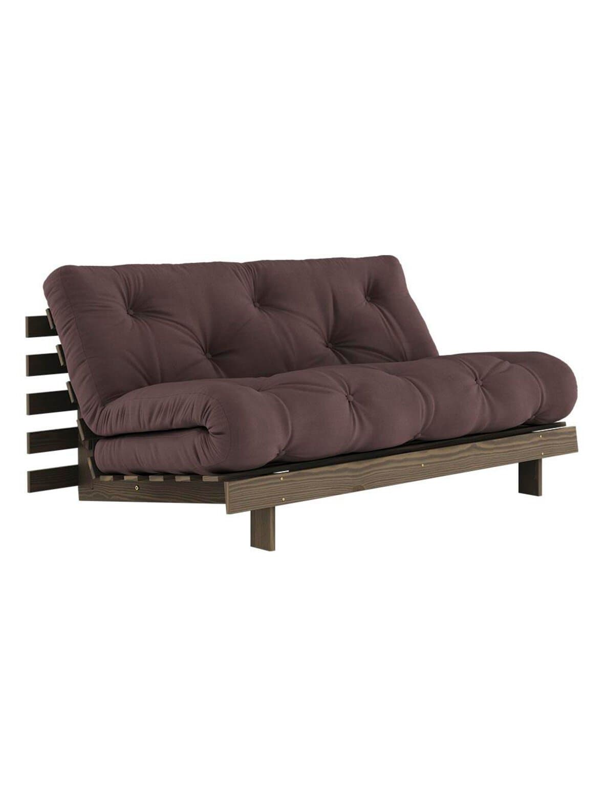 Roots-futonsohva brown/ruskea l 160 cm – Karup