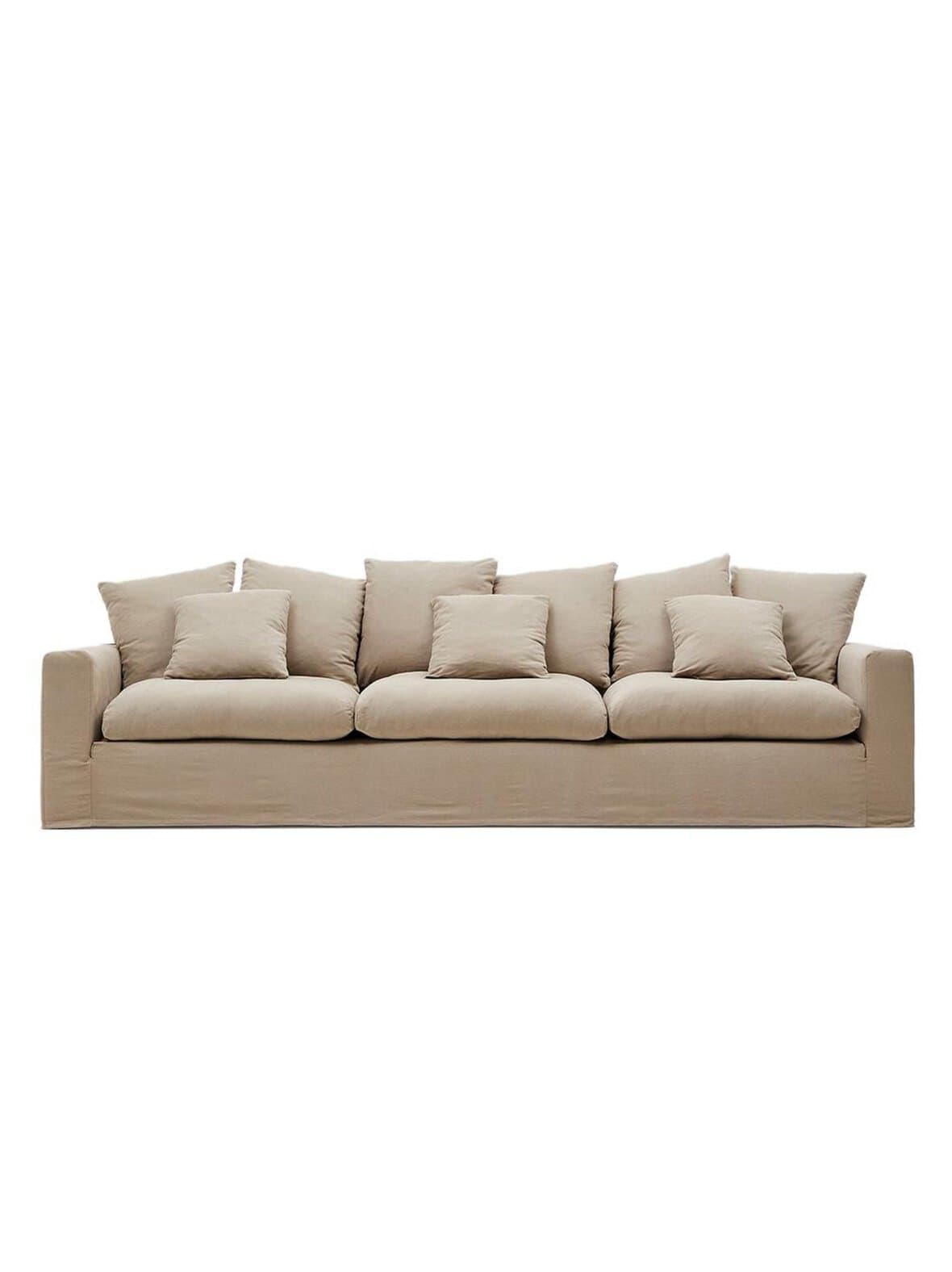 Nora-sohva taupe l 340 cm – Kave Home