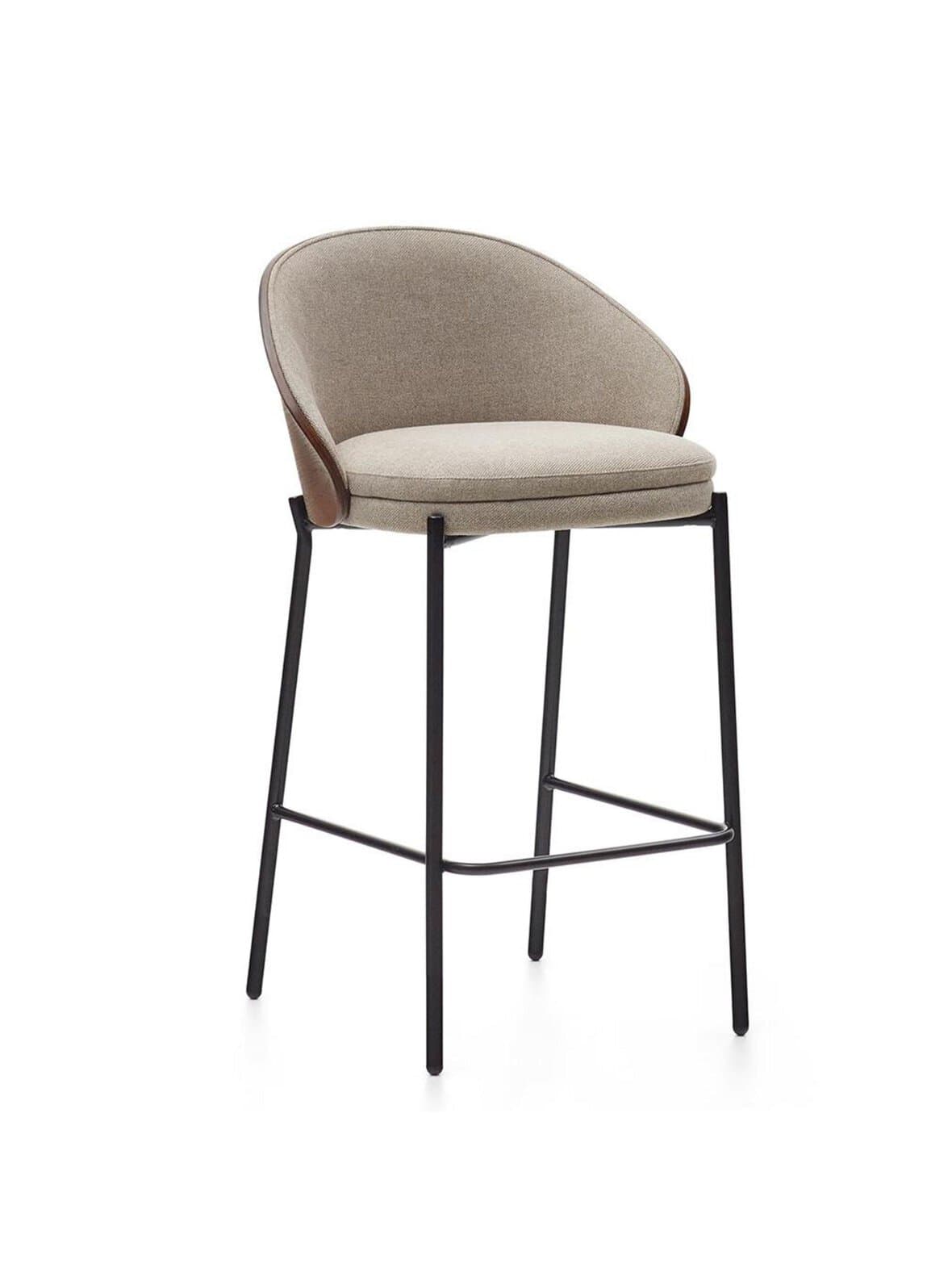 Eamy-baarituoli vaaleanruskea/ruskea k 65 cm – Kave Home