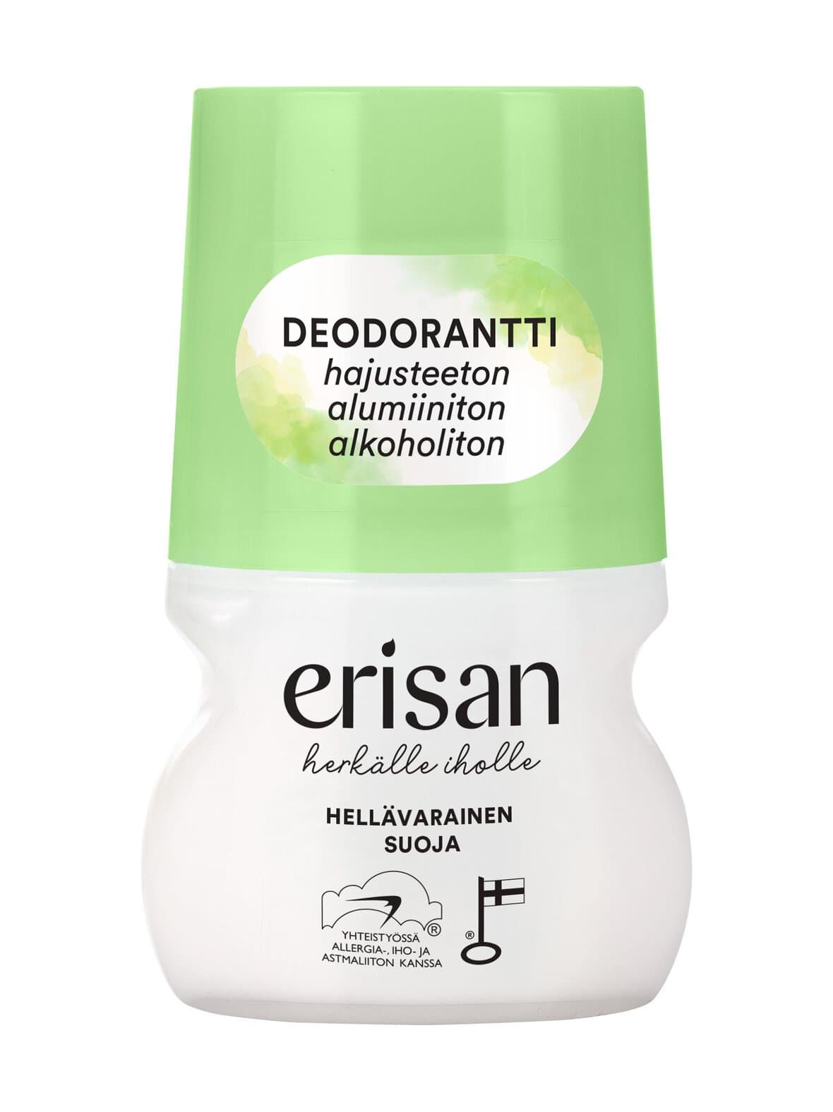 Hajusteeton roll-on deodorantti 50 ml – Erisan