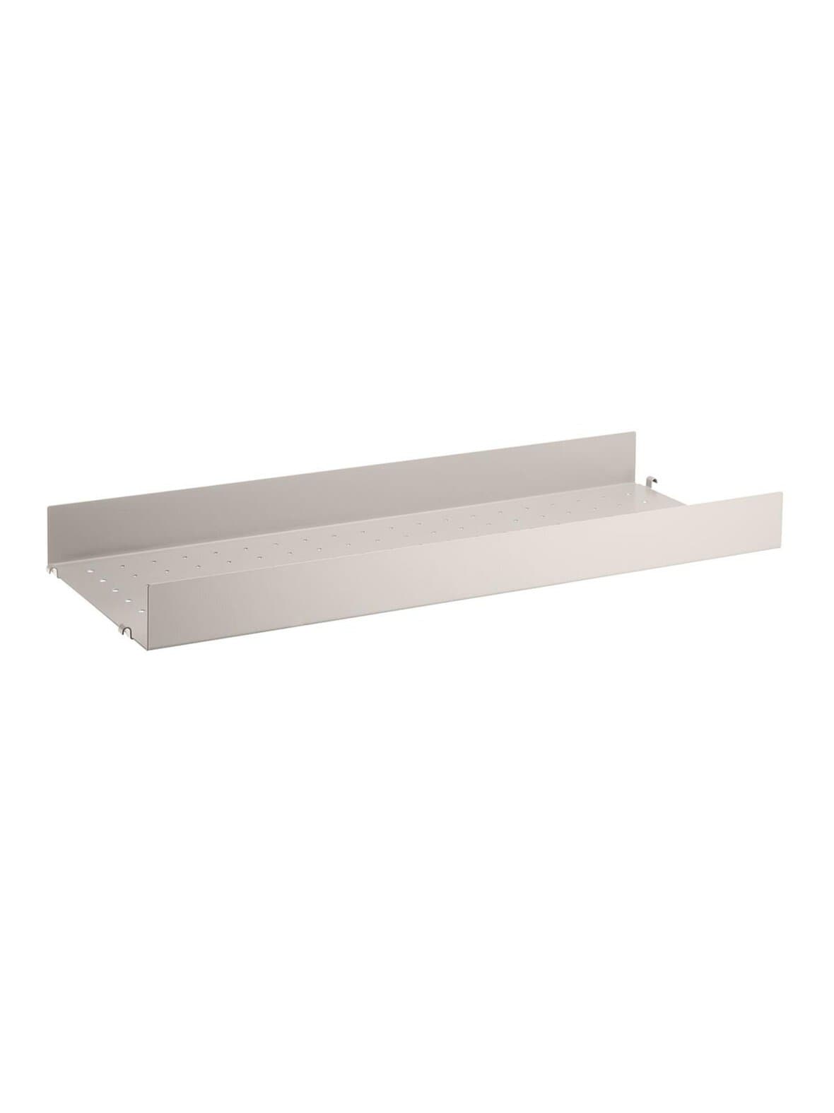 String system -metallihylly beige 78 x 30 cm – String Furniture