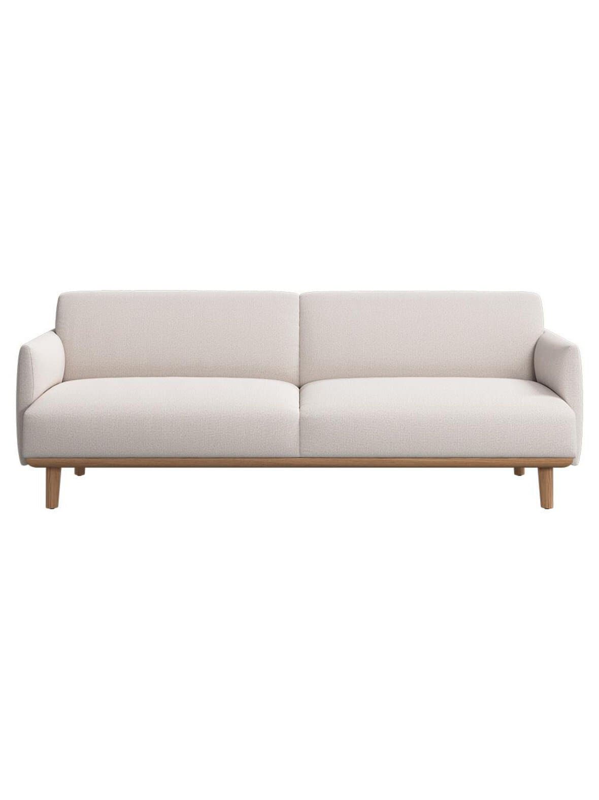 Aarhus-sohva copenhagen-kangas 3310 valkoinen / tammi l 210 cm – BoConcept
