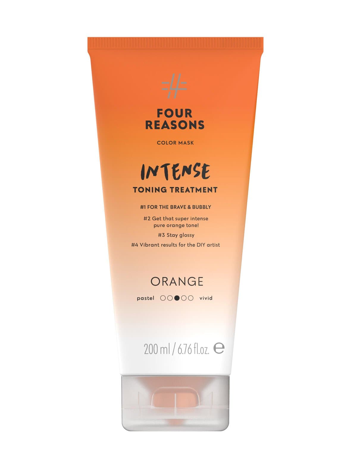 Intense toning treatment orange -sävyttävä tehohoito 200 ml – Four Reasons