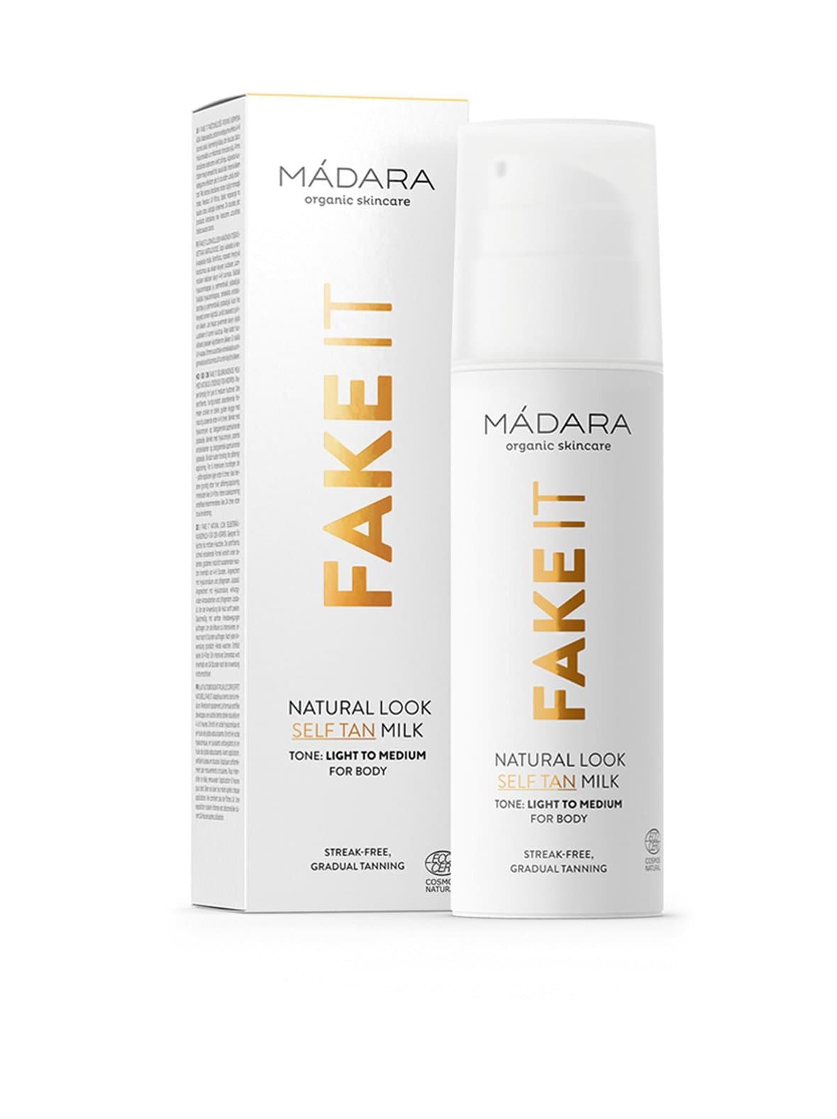 Natural look self-tan milk -itseruskettava voide 150 ml – MÁDARA