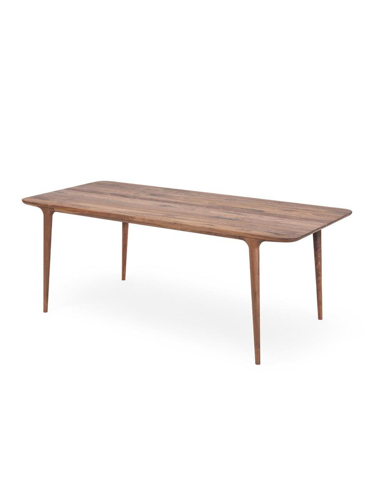 Fawn-ruokapöytä villipähkinä 200 x 90 cm – Gazzda