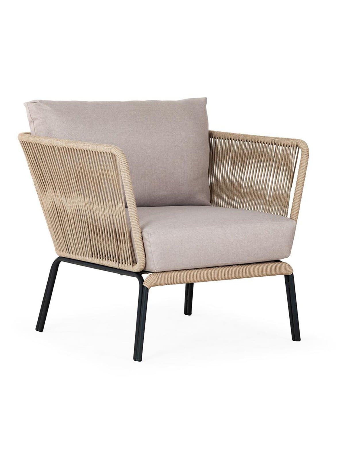 Lion-nojatuoli beige/musta – Nordic Conform