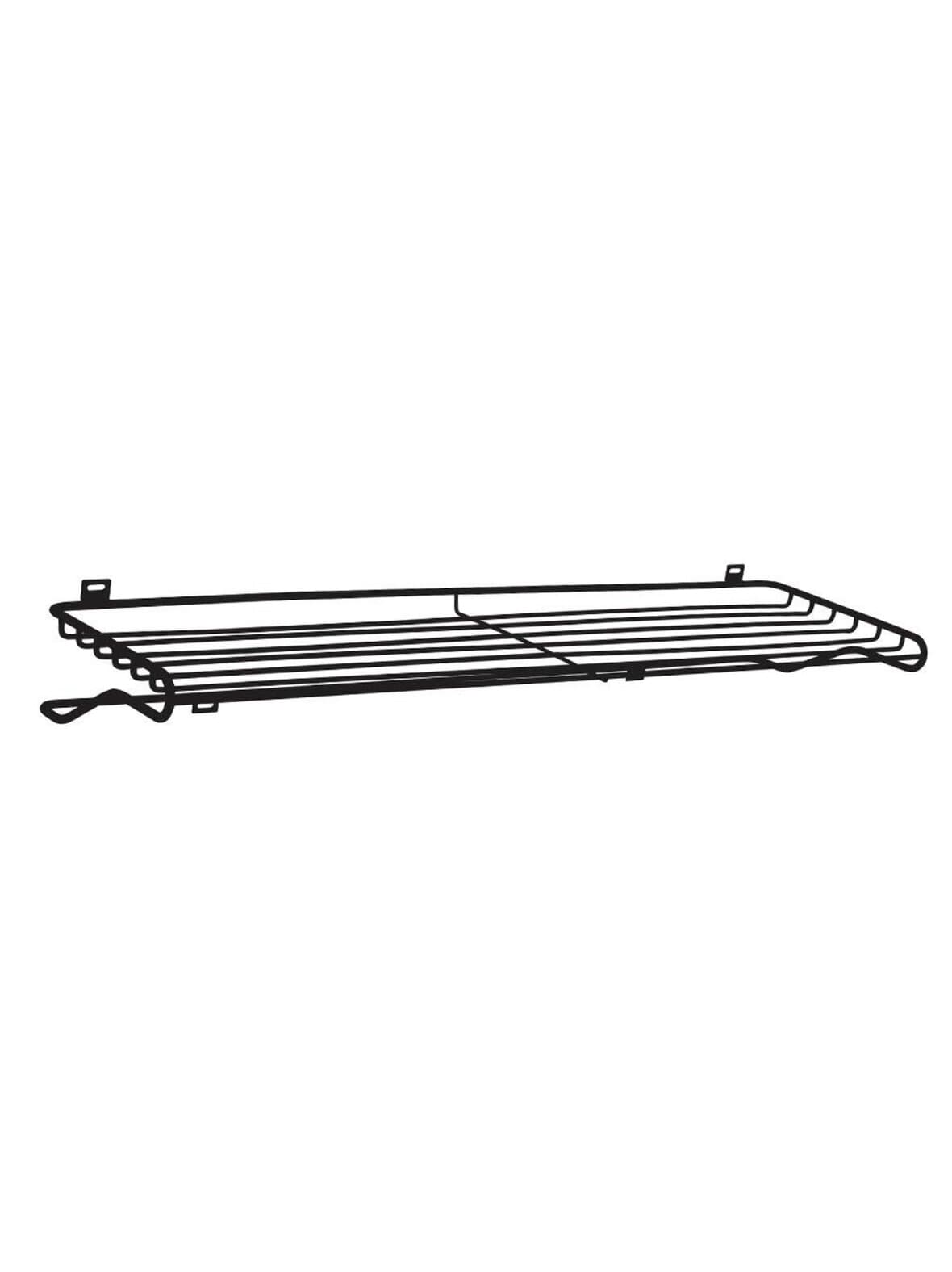 Shoe shelf -kenkähylly musta l 99 cm – Maze