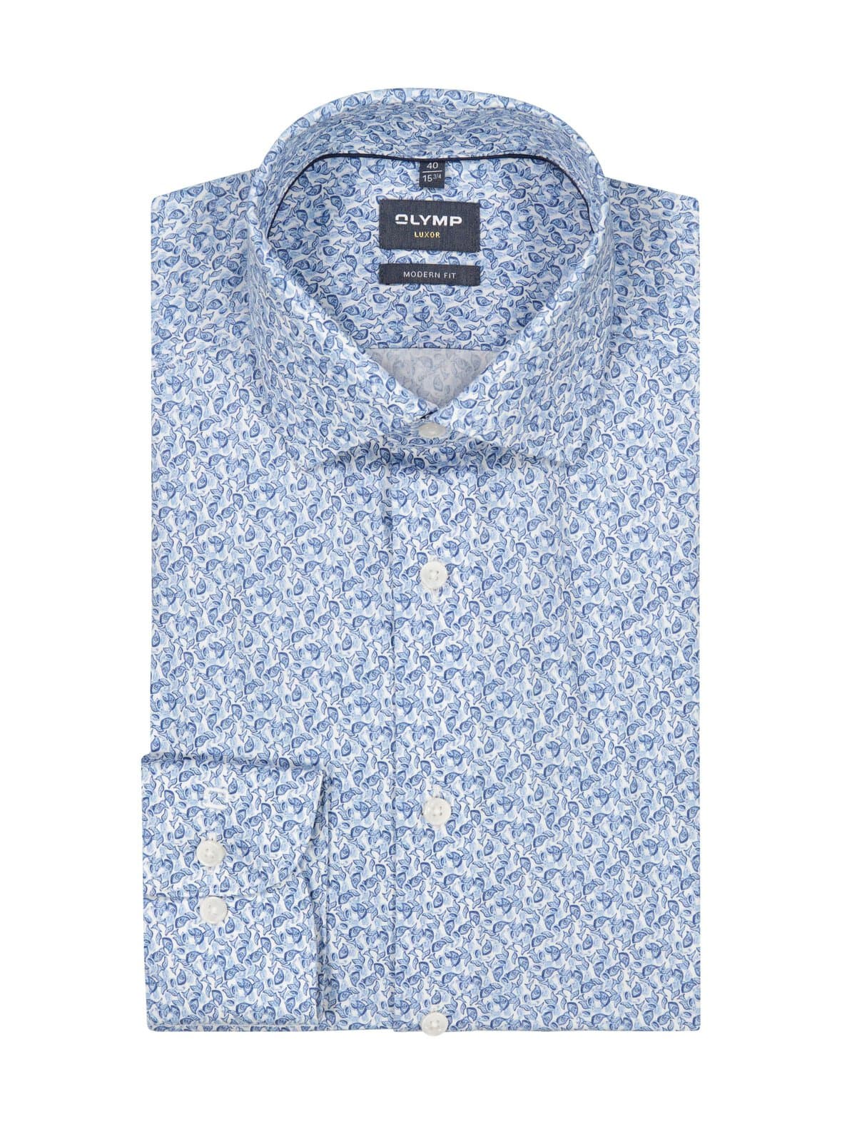 Modern fit -kauluspaita, erikoispitkät hihat – OLYMP