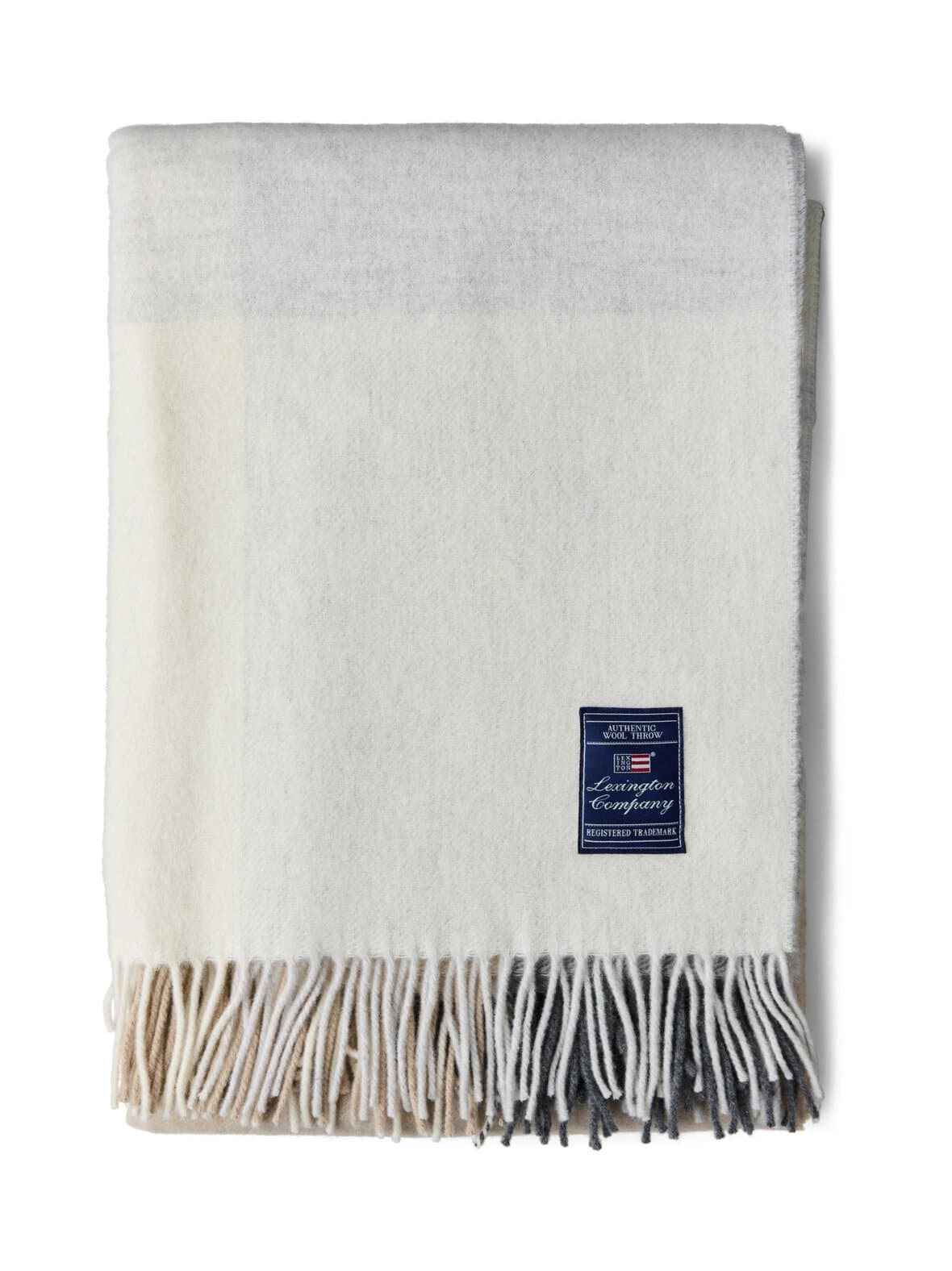 Checked wool -huopa 130 x 170 cm – Lexington