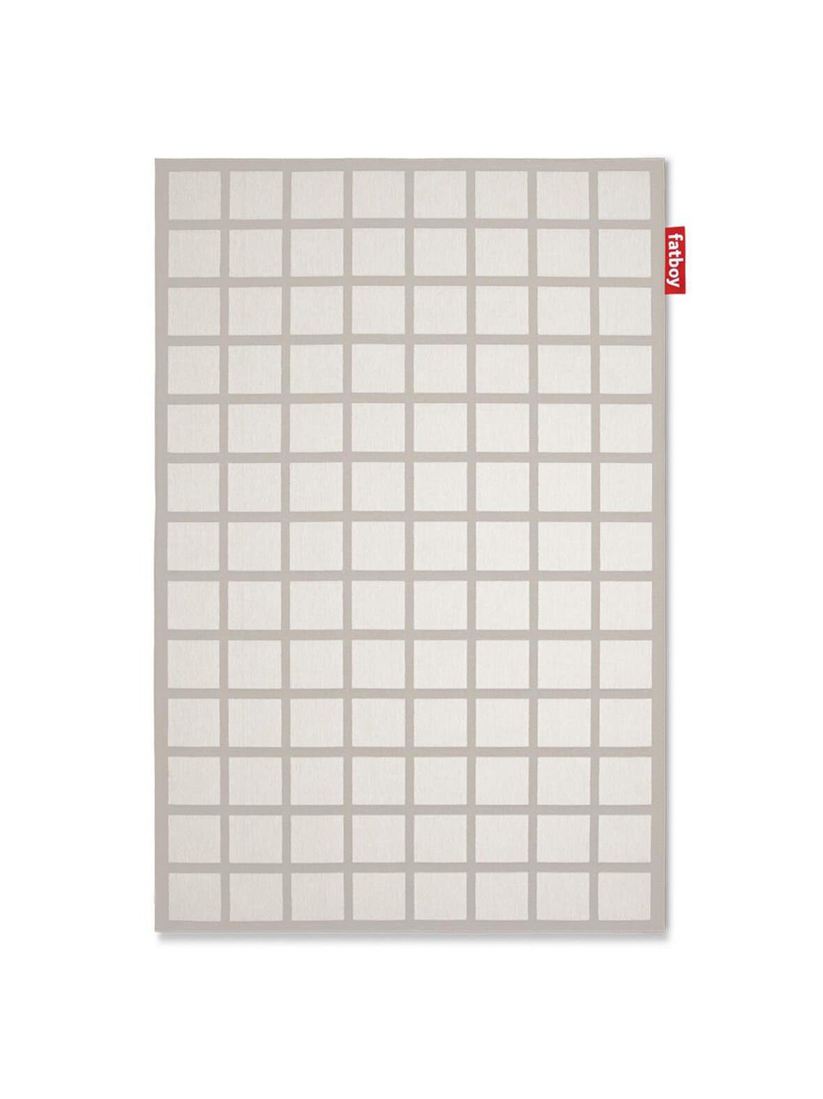 Carpretty grand -matto checky cream-white 200 x 302 cm – Fatboy