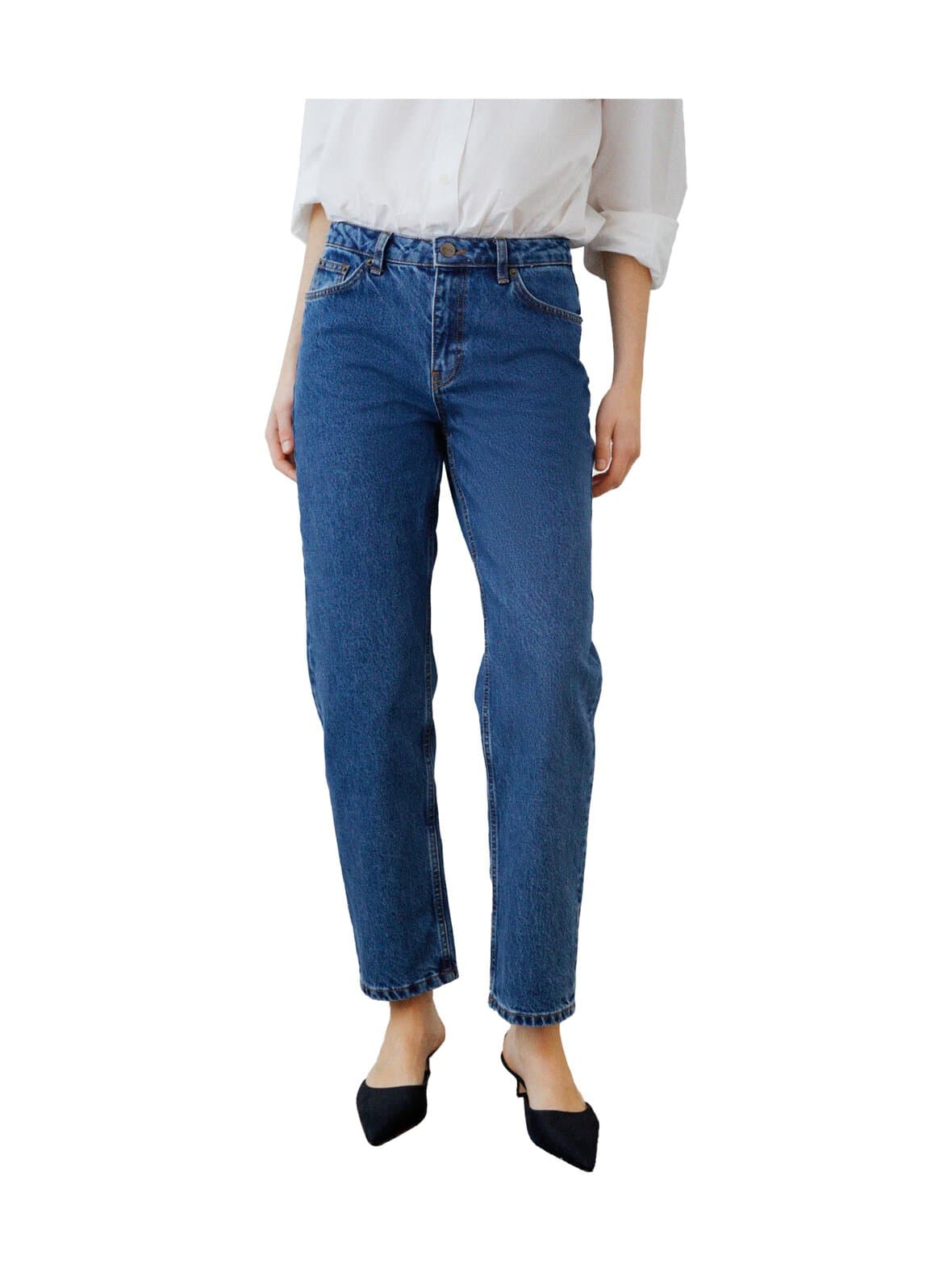 Allison cropped -farkut – Skall Studio