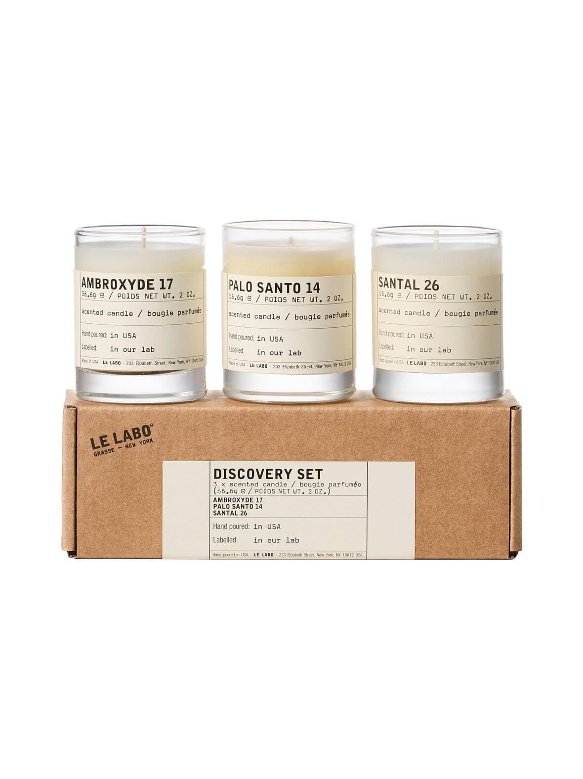 Holiday candle discovery set -tuoksukynttiläpakkaus – Le Labo
