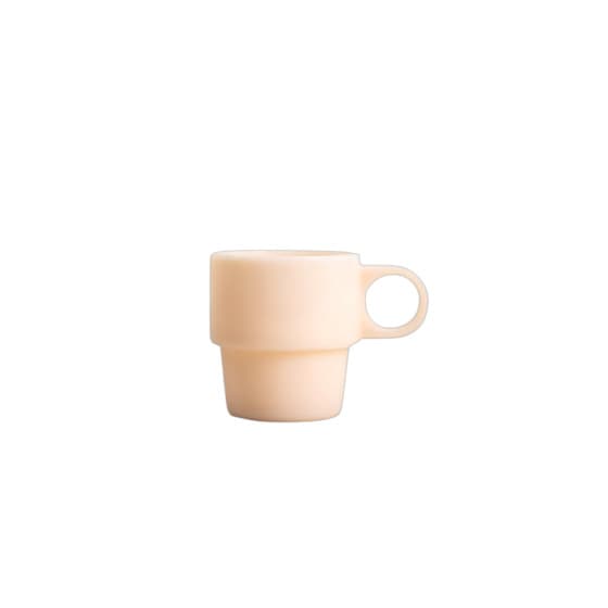 Homla PALLORA Beige lasi kahvalla, 250 ml – Homla