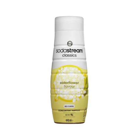 Siirappi SodaStream Classics Elderflower Zero (SodaStream-hiilihapotuslaitteille), 440 ml – SodaStream