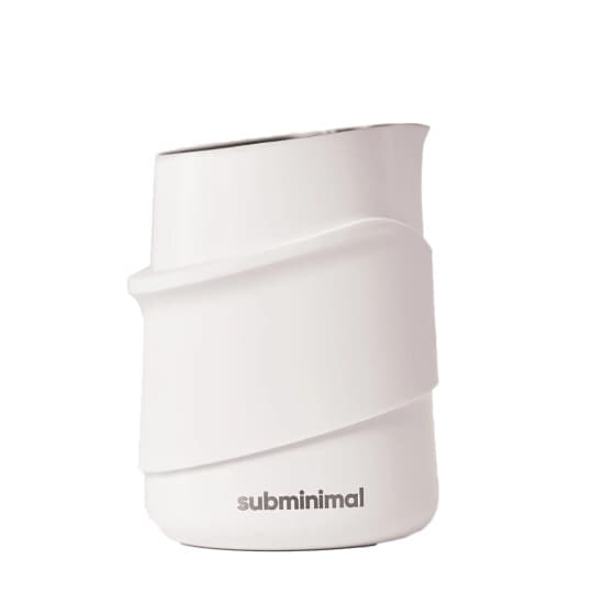 Subminimal FlowTip maitokannu (kahvaton), 450 ml – valkoinen – SUBMINIMAL