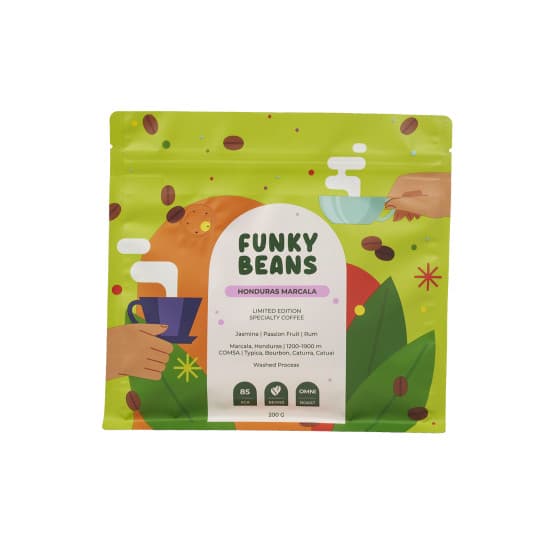 Specialty-kahvipavut Funky Beans Honduras Marcala, 200 g – Funky Beans