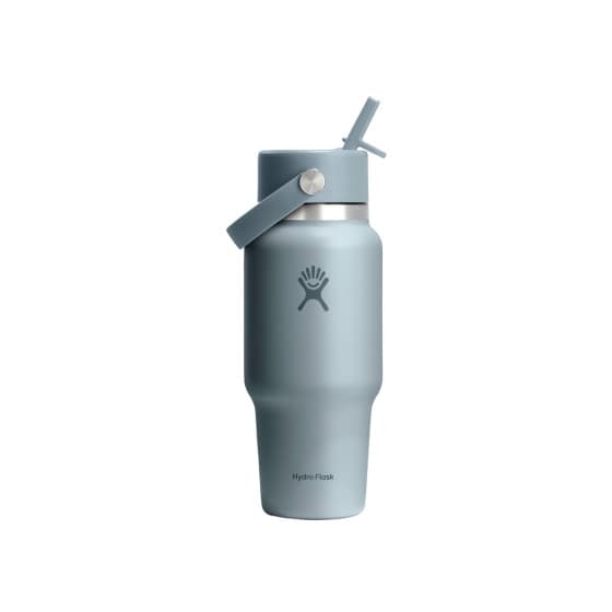 Hydro Flask Wide Mouth Flex Straw Cap Shale Gray juomapullo, 710 ml – Hydro Flask