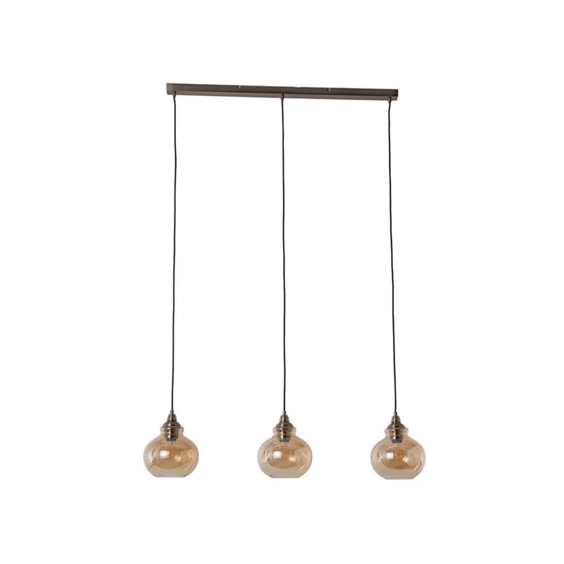 Lindby - Tymoni Riippuvalaisin Amber/Wood – Lindby