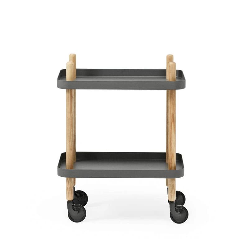 Normann Copenhagen - Block Trolley Tummanharmaa – Normann Copenhagen