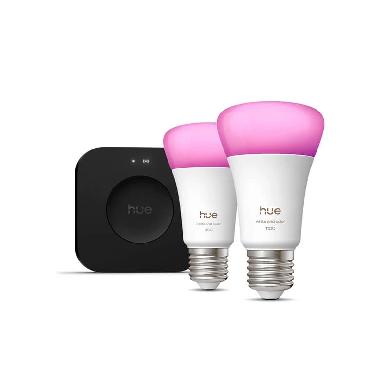 Philips Hue - LED-lamppu 2xE27 8,1 W CCT RGB Bridge Pro – – Philips Hue