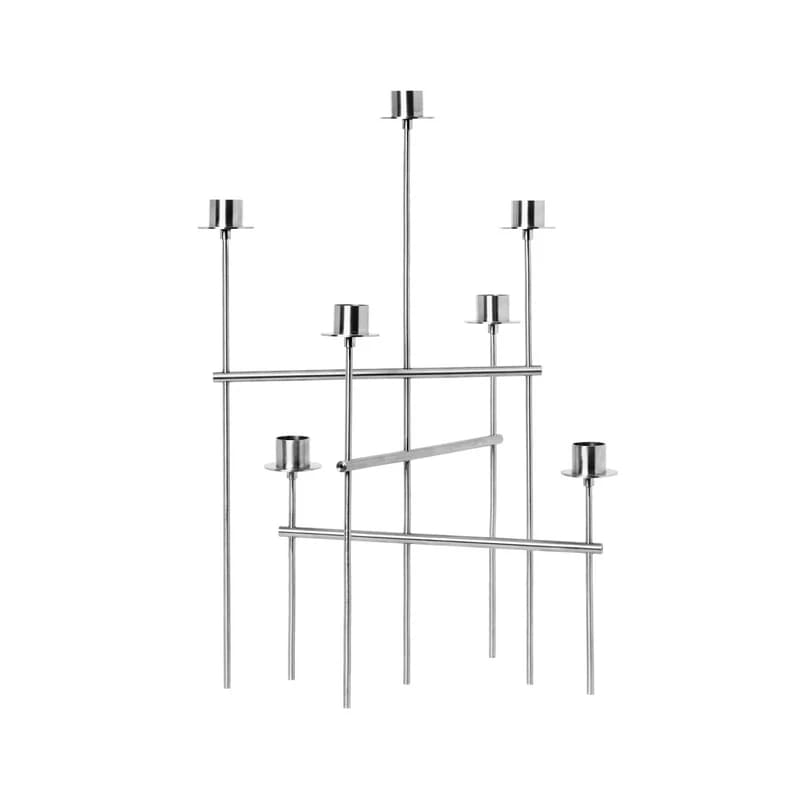 ferm LIVING - Elysia-kynttilänjalka, ruostumaton teräs, korkeus 41,7 cm – ferm LIVING
