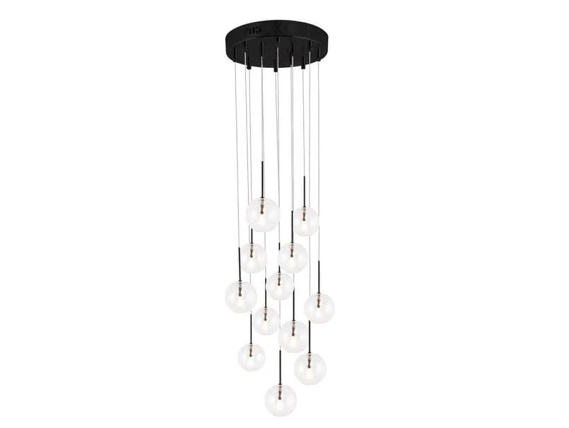 Globen Lighting - Skyfall Riippuvalaisin Clear/Black – Globen Lighting