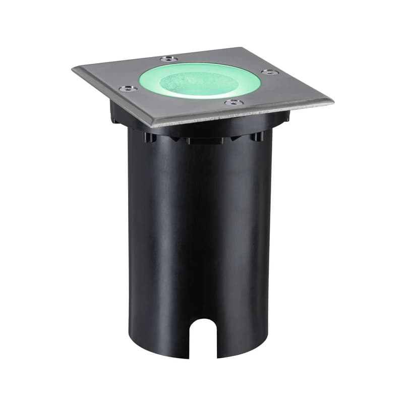 Paulmann - Floor Ulko Maahanupotettava Spotti Square IP67 SWR Harjattu Iron/Alu – Paulmann