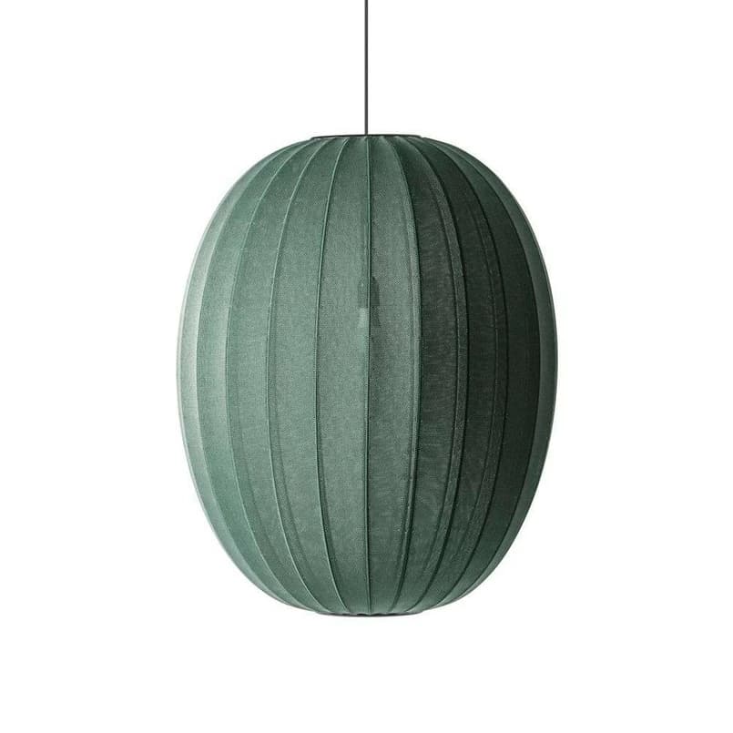 Made By Hand - Knit-Wit 65 High Oval -riippuvalaisin, vihreä – Made By Hand