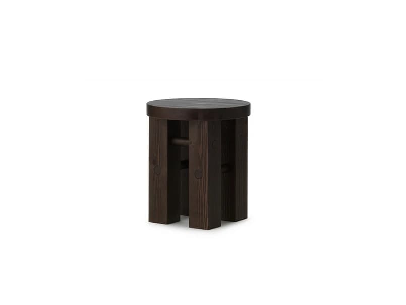 Normann Copenhagen - Fyr Stool Dark Ruskea – Normann Copenhagen