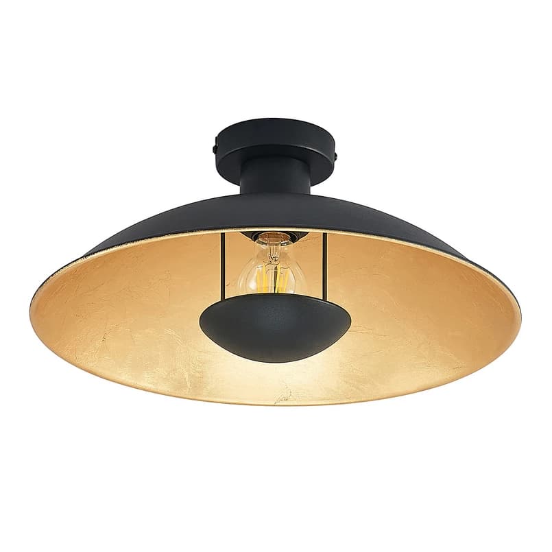 Lindby - Narisara Kattovalaisin Ø40 Black/Gold – Lindby