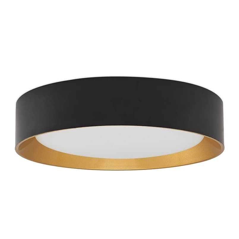 Lindby - Kambia LED Kattovalaisin Ø45 Black/Gold – Lindby