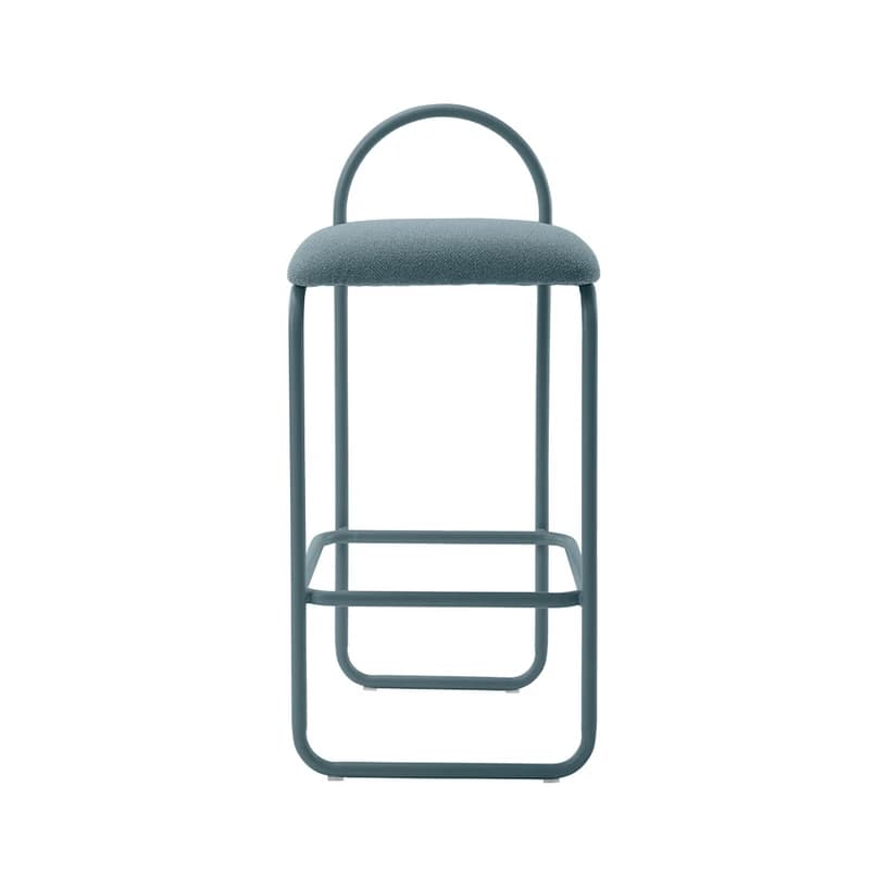 AYTM - Angui Baarituoli H82,5 Dusty Sininen Bouclé – AYTM