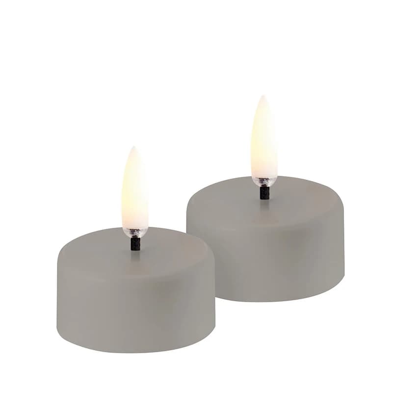 Uyuni Lighting - LED-kynttilä 3,9 cm beige 2 kpl:n sarja Paristokäyttöinen – Uyuni Lighting