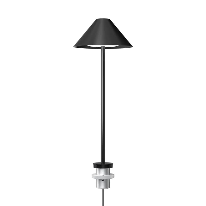 Louis Poulsen - Keglen LED-pöytälamppu, musta, nastalla, CCT – Louis Poulsen
