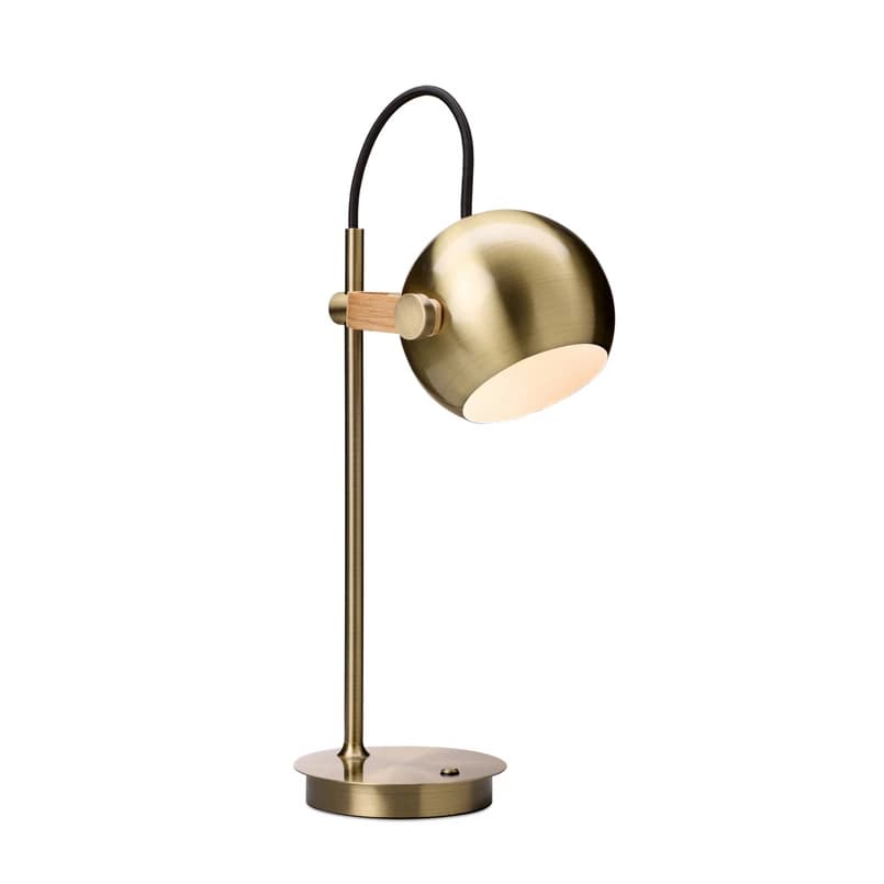 Halo Design - DC PORTABLE LED-akkulamppu, antiikkimessinki, metalli – Halo Design