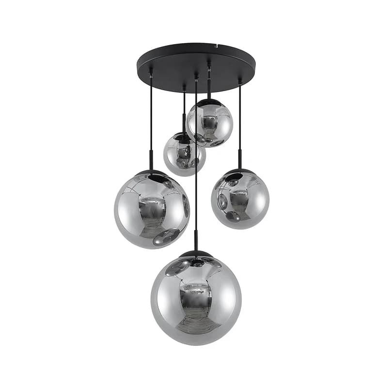 Lindby - Teeja 5 Cluster Riippuvalaisin Smoke – Lindby
