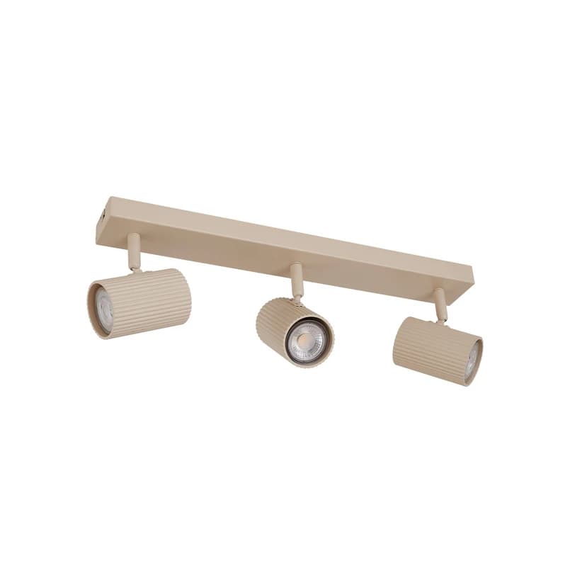 Lindby - Kardis kattospotit, beige, 3-lamppuinen, metalli, GU10 – Lindby