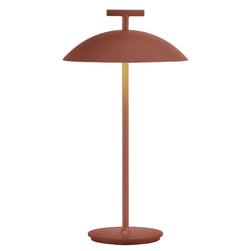Kartell - Mini Geen-A Portable Pöytävalaisin Brick Red – Kartell
