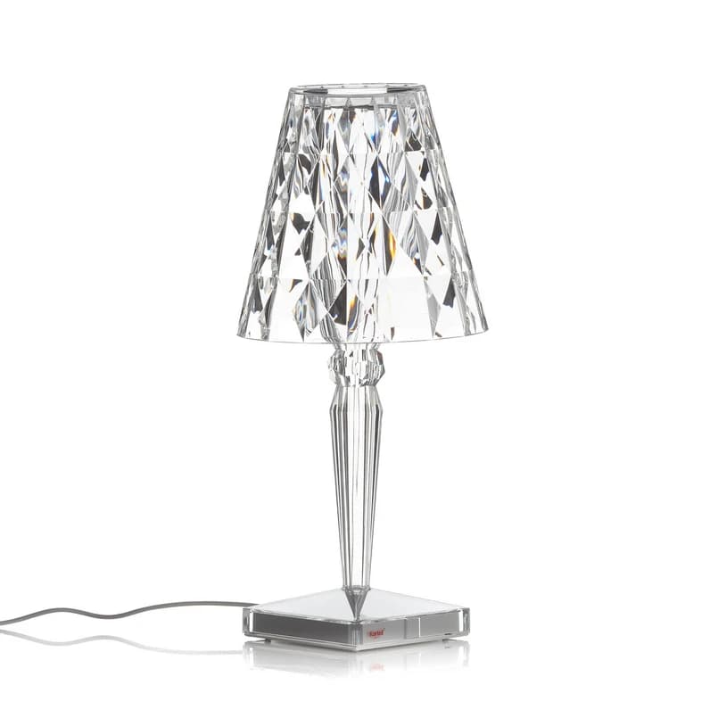 Kartell - Big Battery Pöytävalaisin Crystal – Kartell