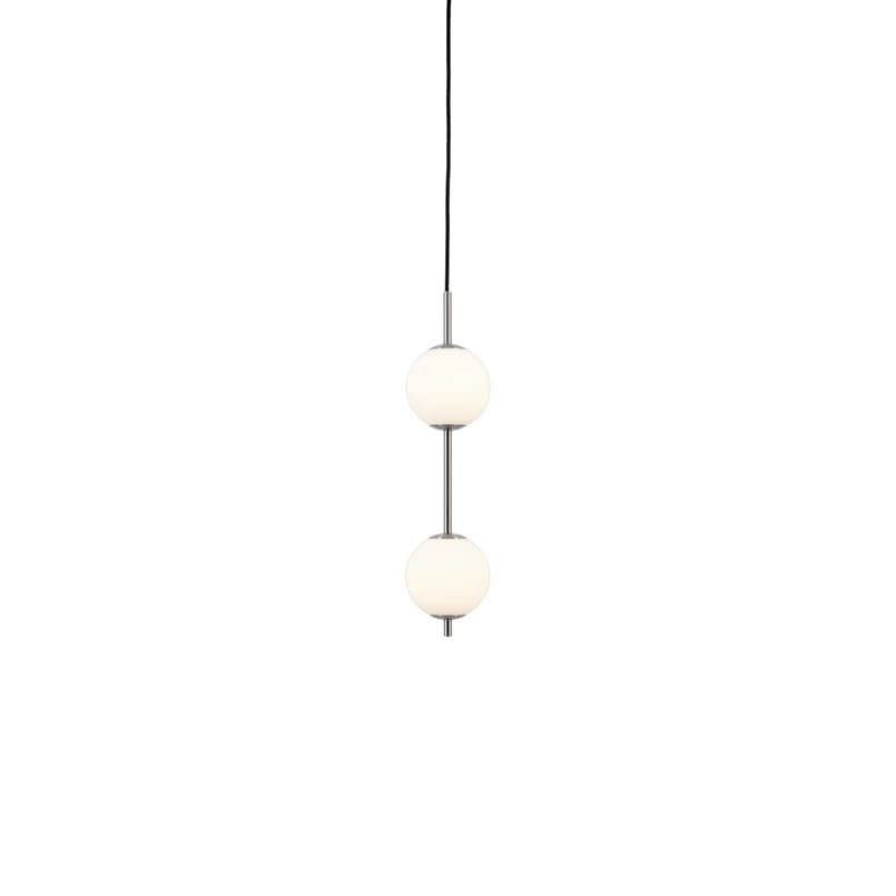 UMAGE - Audrey LED-riippuvalaisin, teräksenvärinen, 2-lamppuinen, Ø 12 cm – UMAGE