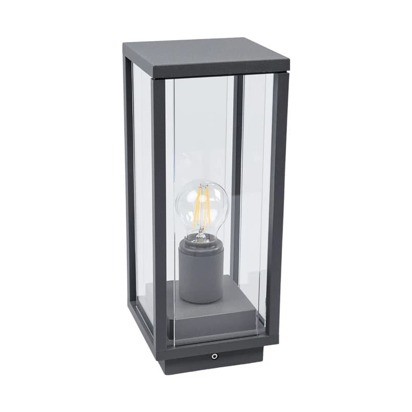 Lucande - Annalea Ulko Puutarhavalaisin H35 Dark Grey/Clear – Lucande