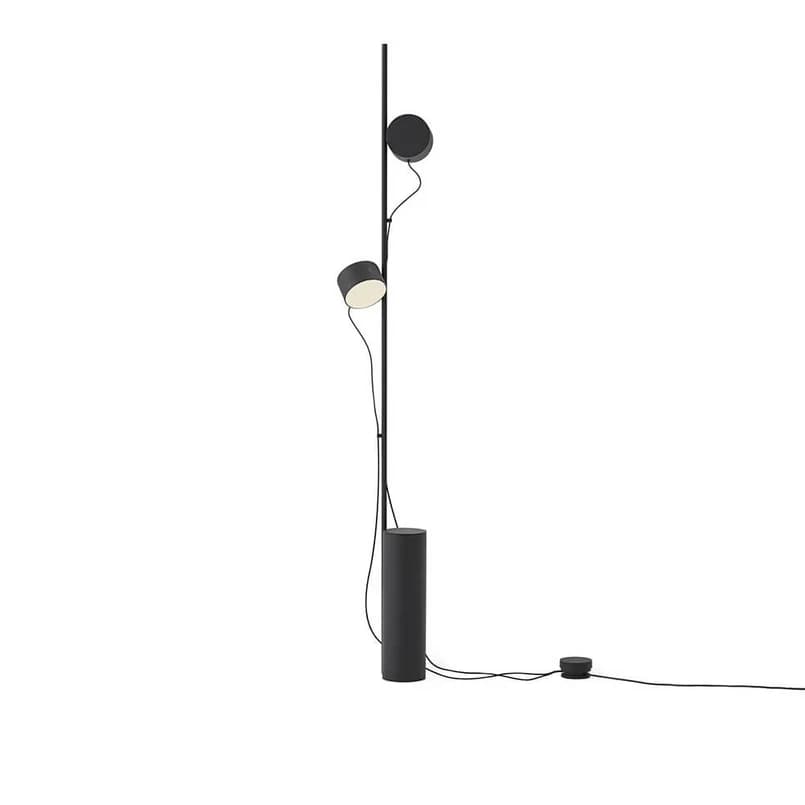 Muuto - Post Lattiavalaisin Black – Muuto