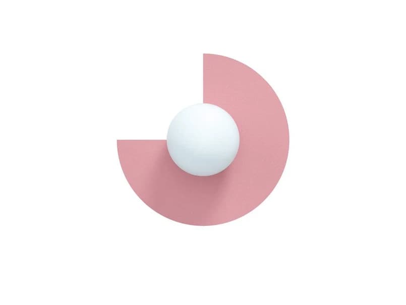 Swedish Ninja - Candy Big Circle 270 S seinävalaisin, pinkki – Swedish Ninja