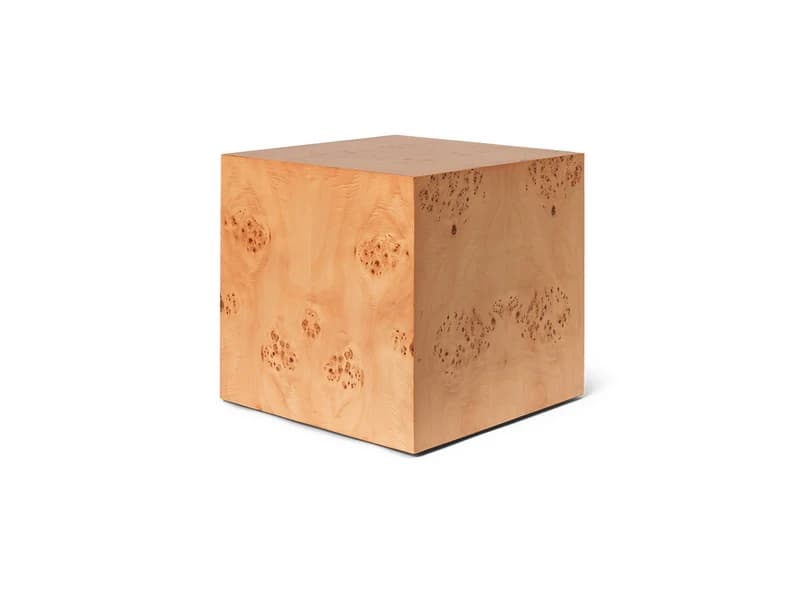 ferm LIVING - Burl Cube Sivupöytä Natural – ferm LIVING