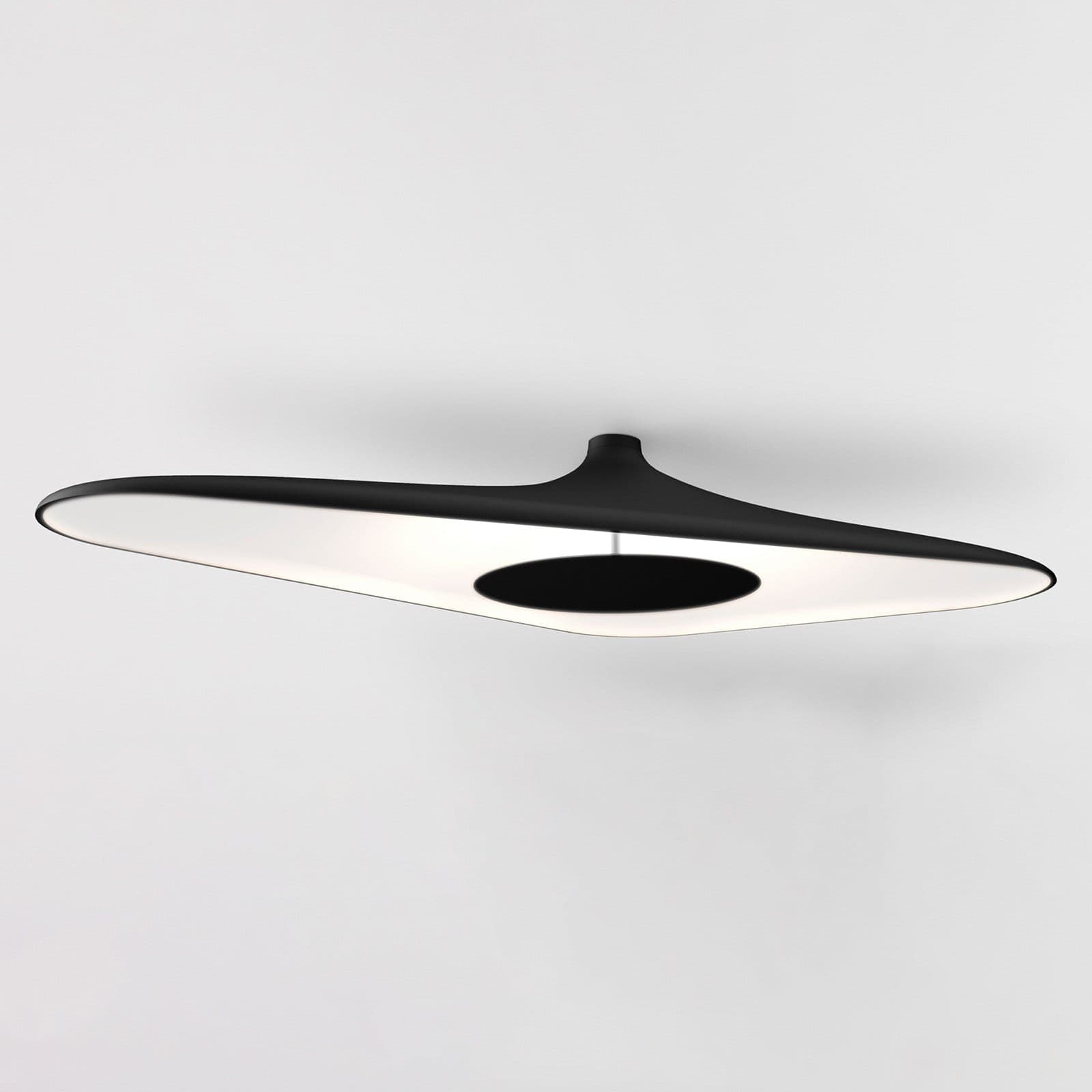 Soleil Noir Kattovalaisin H18,5 Musta Luceplan - Olohuone - Design - Muovi - Välikeosalla – Luceplan