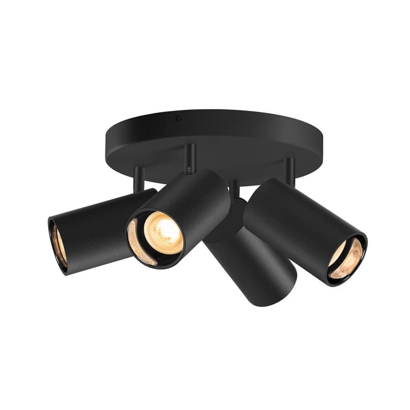 SLV - Asto Tube 4 kattovalaisin, musta – SLV