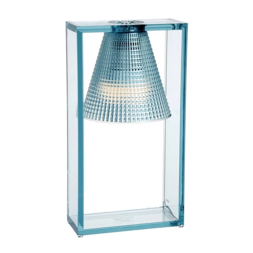Kartell - Light Air Pöytävalaisin Sculped Vaalean Sininen – Kartell