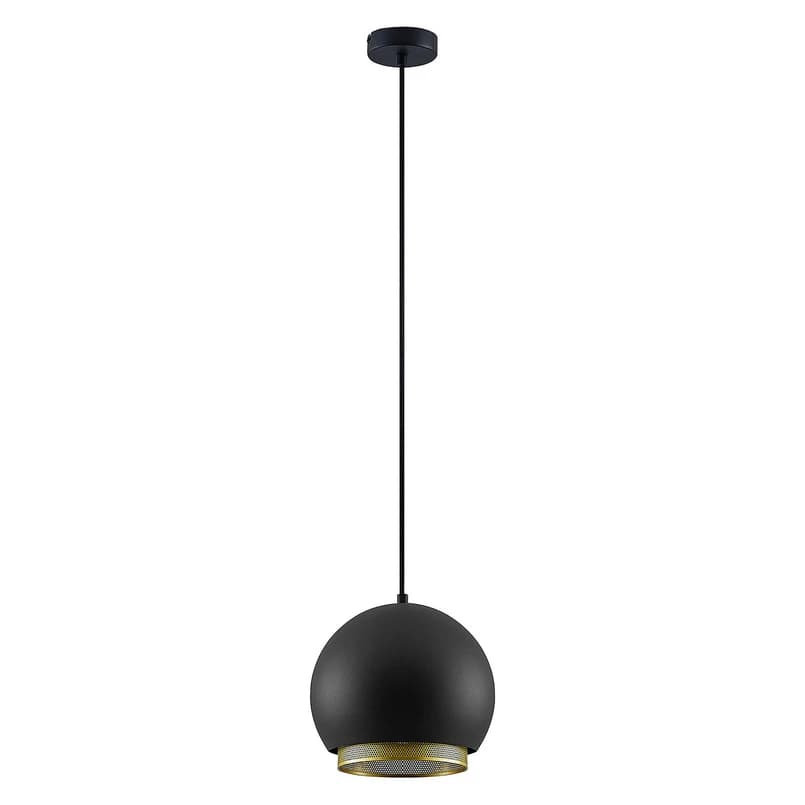 Lucande - Sivaniel Riippuvalaisin Ø25 Black/Gold – Lucande