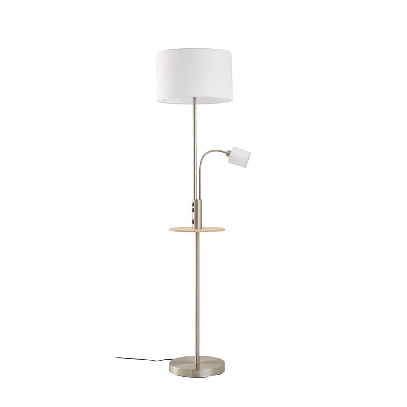Lindby - Aovan Lattiavalaisin w/USB Nickel – Lindby