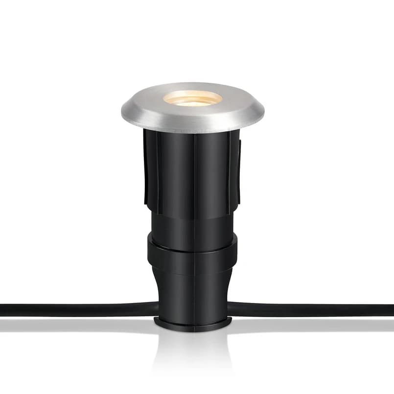 Markslöjd - Garden 24 Decklight uppovalo, hopea, valo ylös, 3 W – Markslöjd